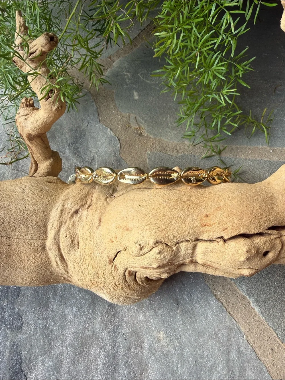 New🌟Free People-Gold Shells Beaded Headband